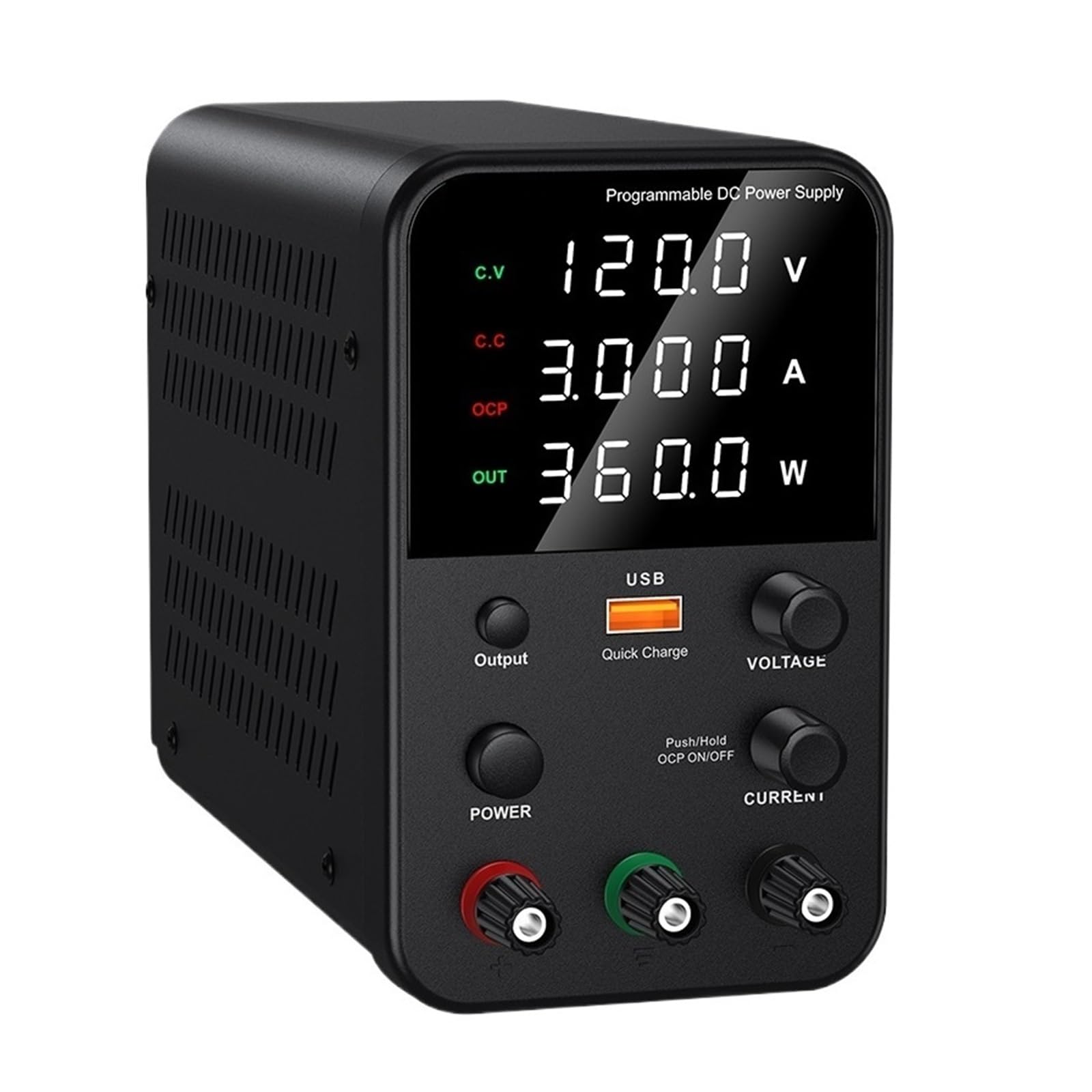 LNHHG Lab DC Power Supply 30V 60V 120V 160V Adjustable Switching Power Supply Preset On/Off Current(WPS1203H 120V 3A)