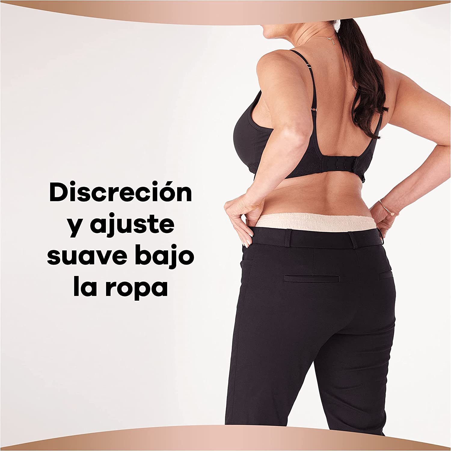 Ausonia Discreet Braguitas Boutique Beige Plus, Talla G, Pack de 16, Tacto Similar A La Ropa Interior, Superabsorbente, Diseño Curvo Para Un Ajuste Ceñido