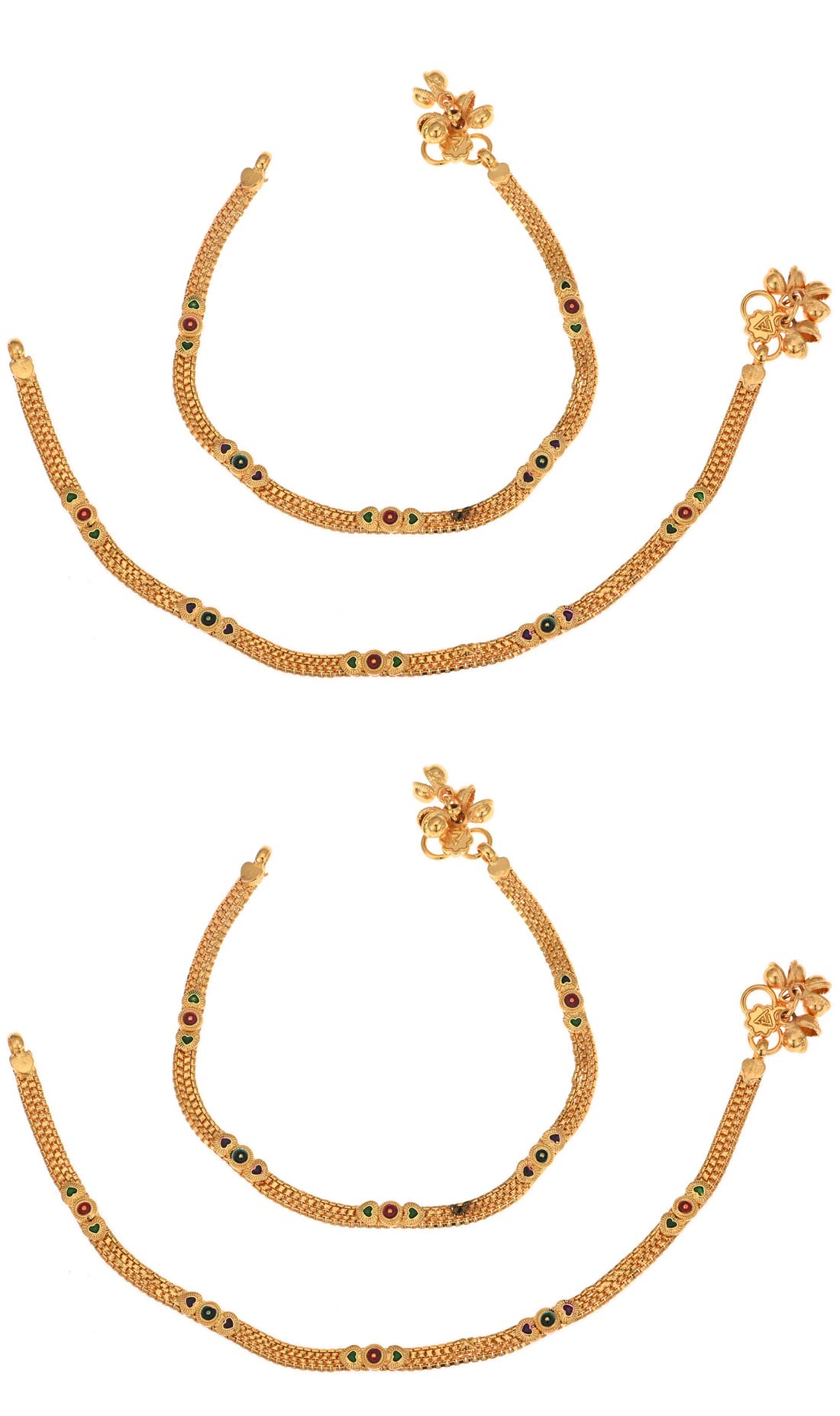 See full amazon price history chart for AanyaCentric White Metal Silver Plated Payal Anklet for Women & Girls (Gold Plated/2 Pairs) AanyaCentric White Metal Silver Plated Payal Anklet for Women & Girls (Gold Plated/2 Pairs) (B0BLRVPY2Y) Amazon Price History, Amazon Price Tracker