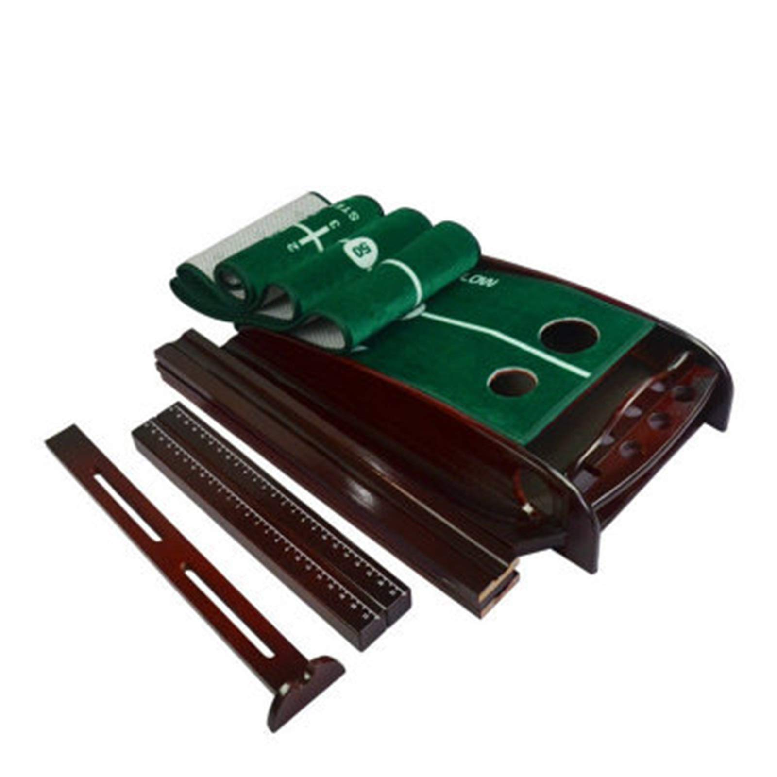 Portabile giochi da golf indoor / esterno, Indoor Golf Putting Practice Mat Red 250-300x30-40CM Artificial Turf