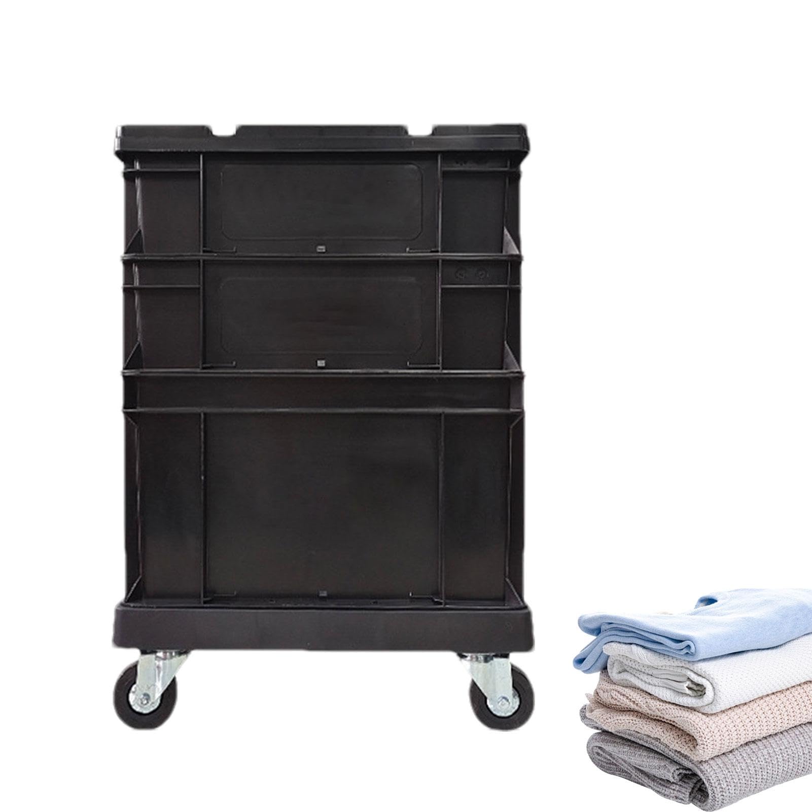 Contenitori Di Archiviazione Impilabili Con Ruote Stile Industriale | Contenitori Per Piante E Archiviazione Con Ruote Per Garage Cantina Ufficio Trasloco Imballaggio Attrezz