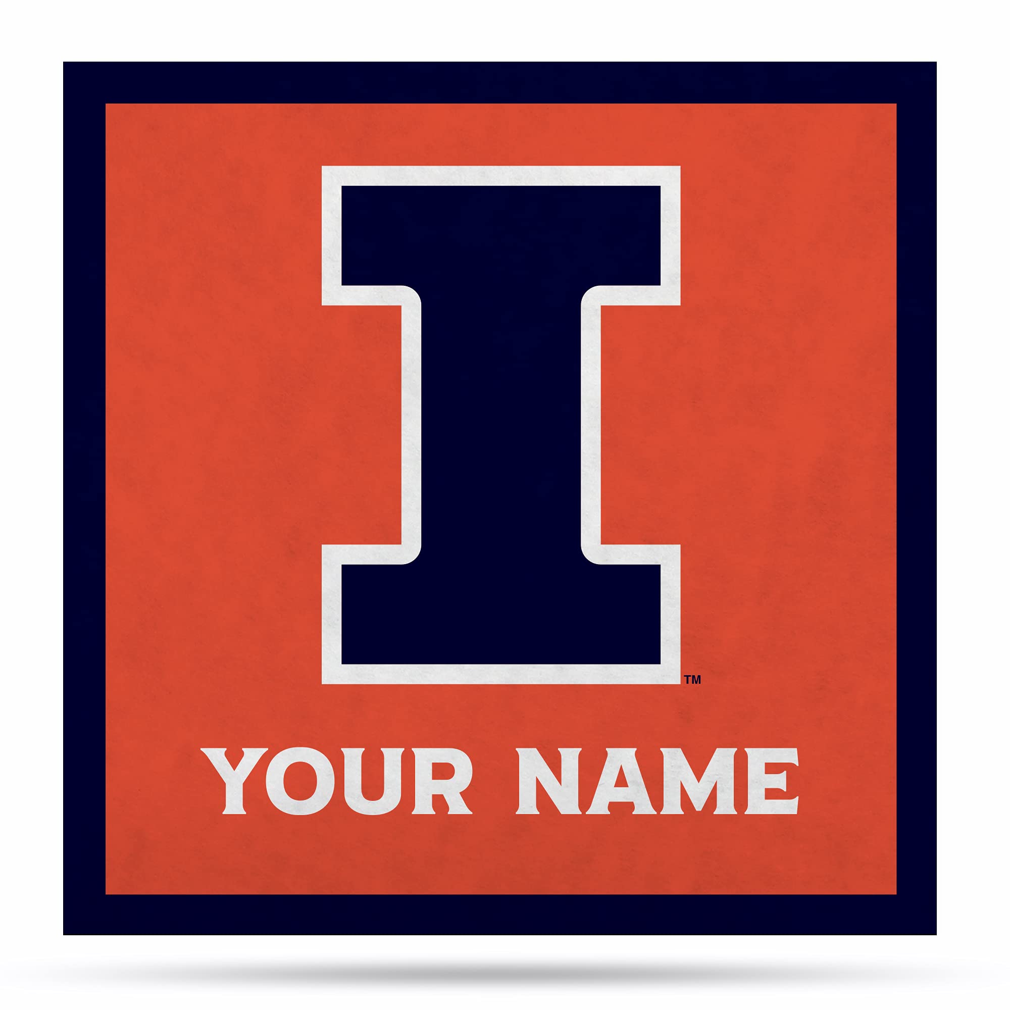 Rico Industries NCAA Illinois Fighting Illini Personalized 35