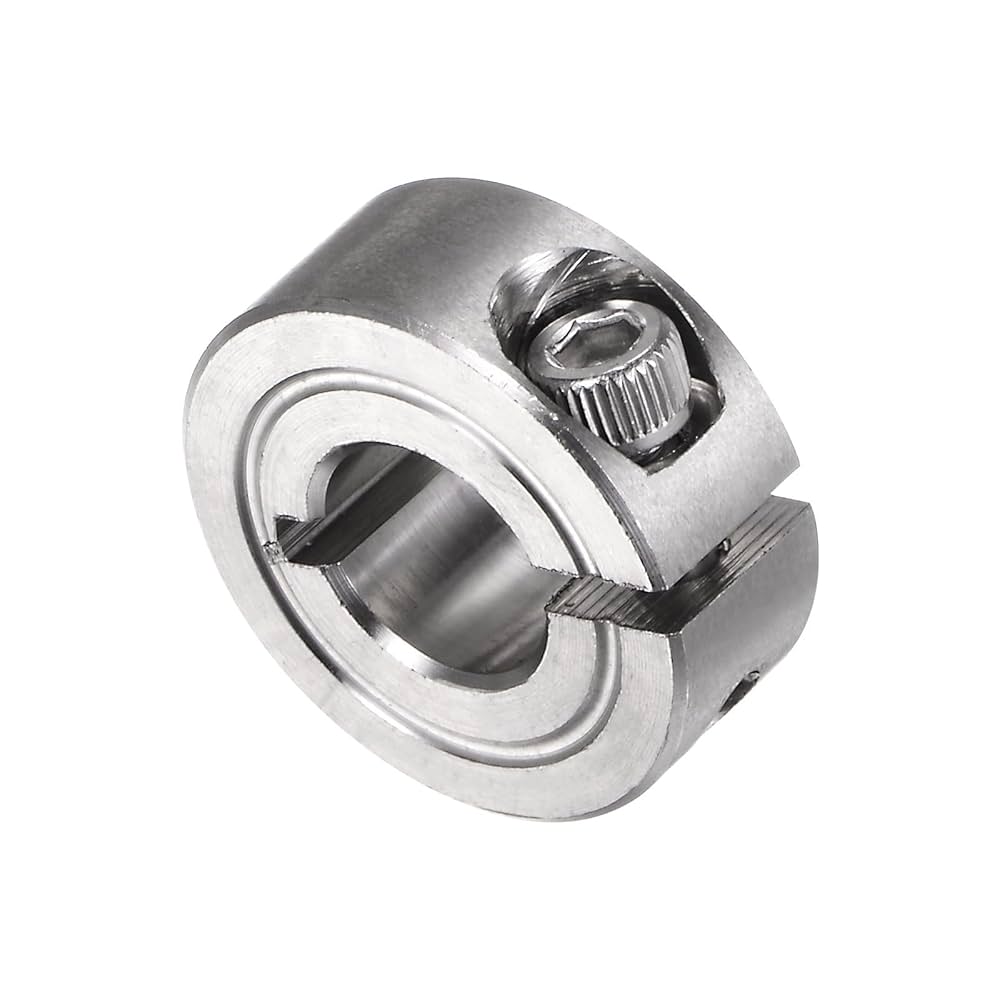 ②  collm uxcell Single Split Clamp-On Shaft Collar 3/8