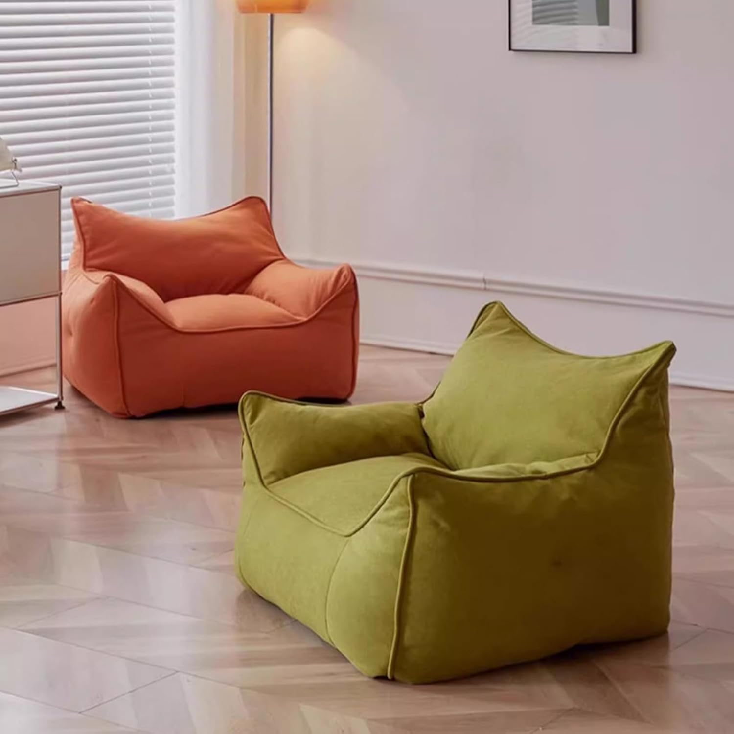 韓国ソファ　一人掛け　合皮レザー　ビーズクッション 韓国ソファ 一人掛け 合皮レザー ビーズクッション ボア 花型 一人用