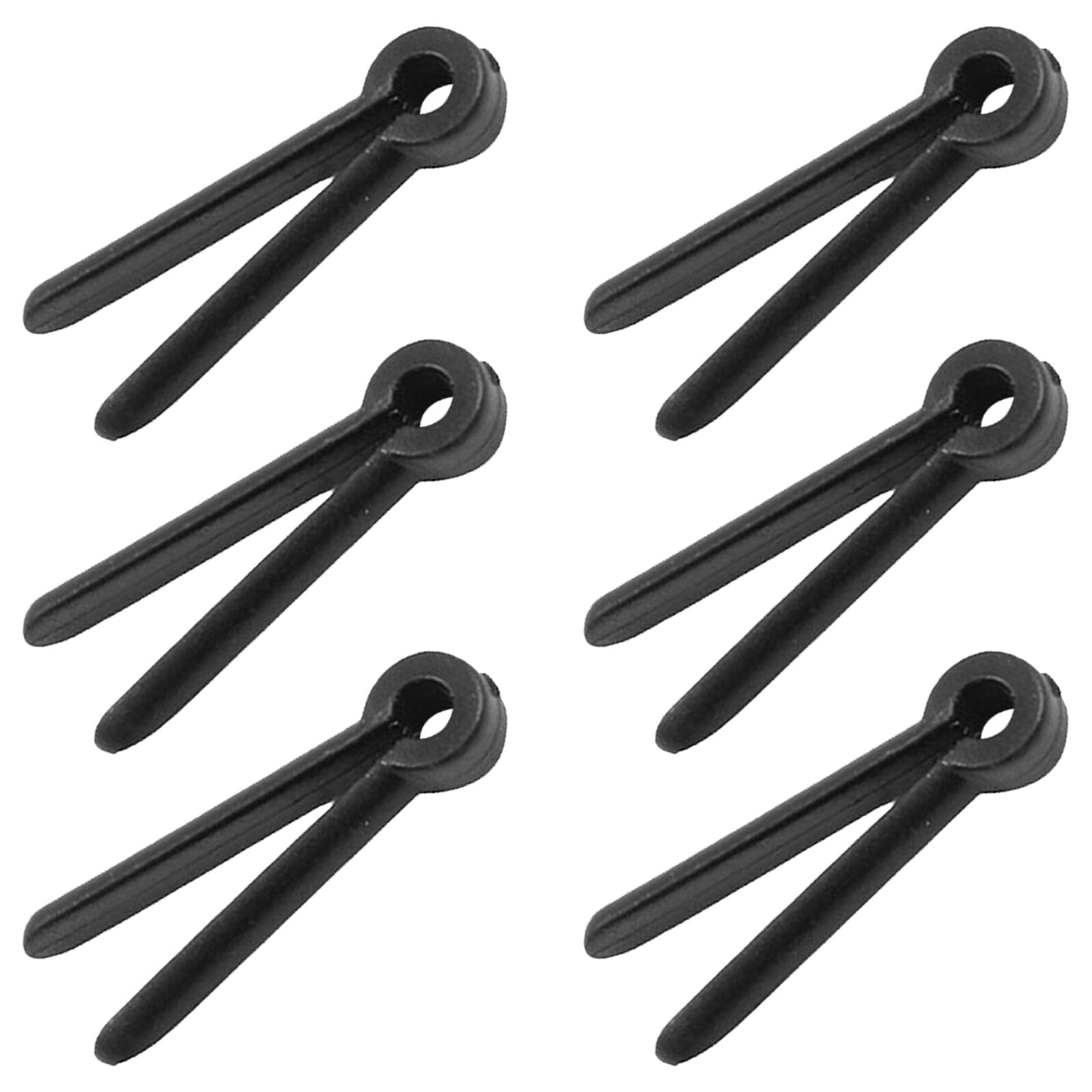 6pcs Plastic Bow Peep Fixing Clips for Compound Bowstring, Archery Peep Sight Aligners with Peephole Holder, Outdoor Indoor Archery Equipment for Practice and Competition