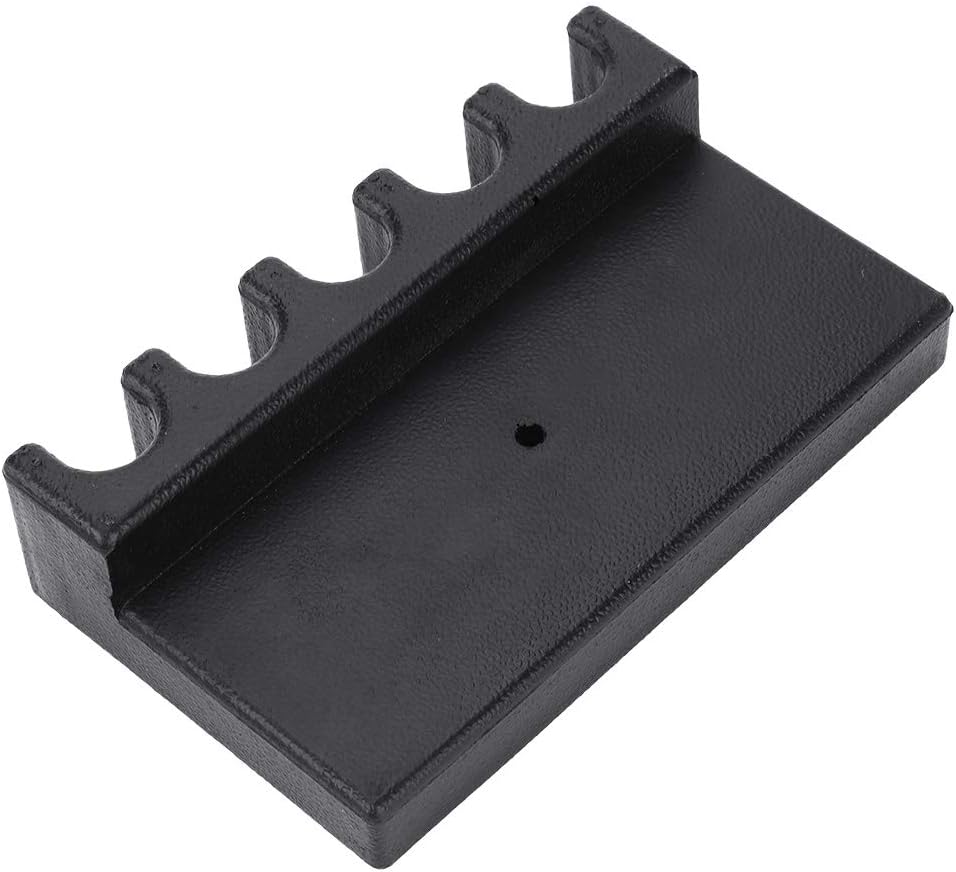 Demeras Modern Rectangular Frame 5 Pool Cue Holder for Table Custom Claws Pool Cue Holder