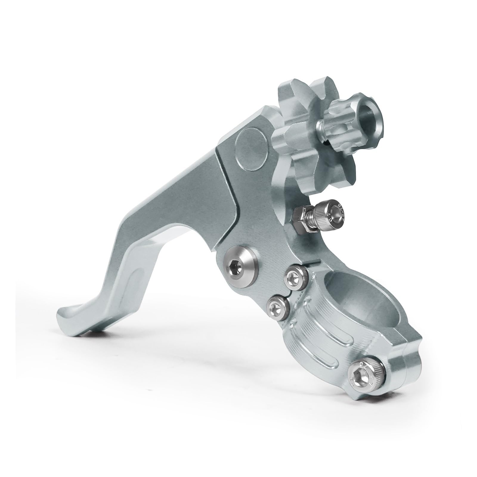 Zhannuobhd Titanium Brake Clutch Lever For Crf450r For Kawasaki For Suzuki Universal 22Mm Shorty Stunt Clutch Lever Easy Pull Cable System(Titanium)