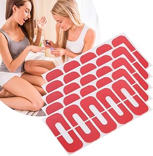 Nail Polish Protector Sticker Disposable Peel Off Sticker U Shape Tape for Nail Art Painting Stamping Manicure Tool 50PCS