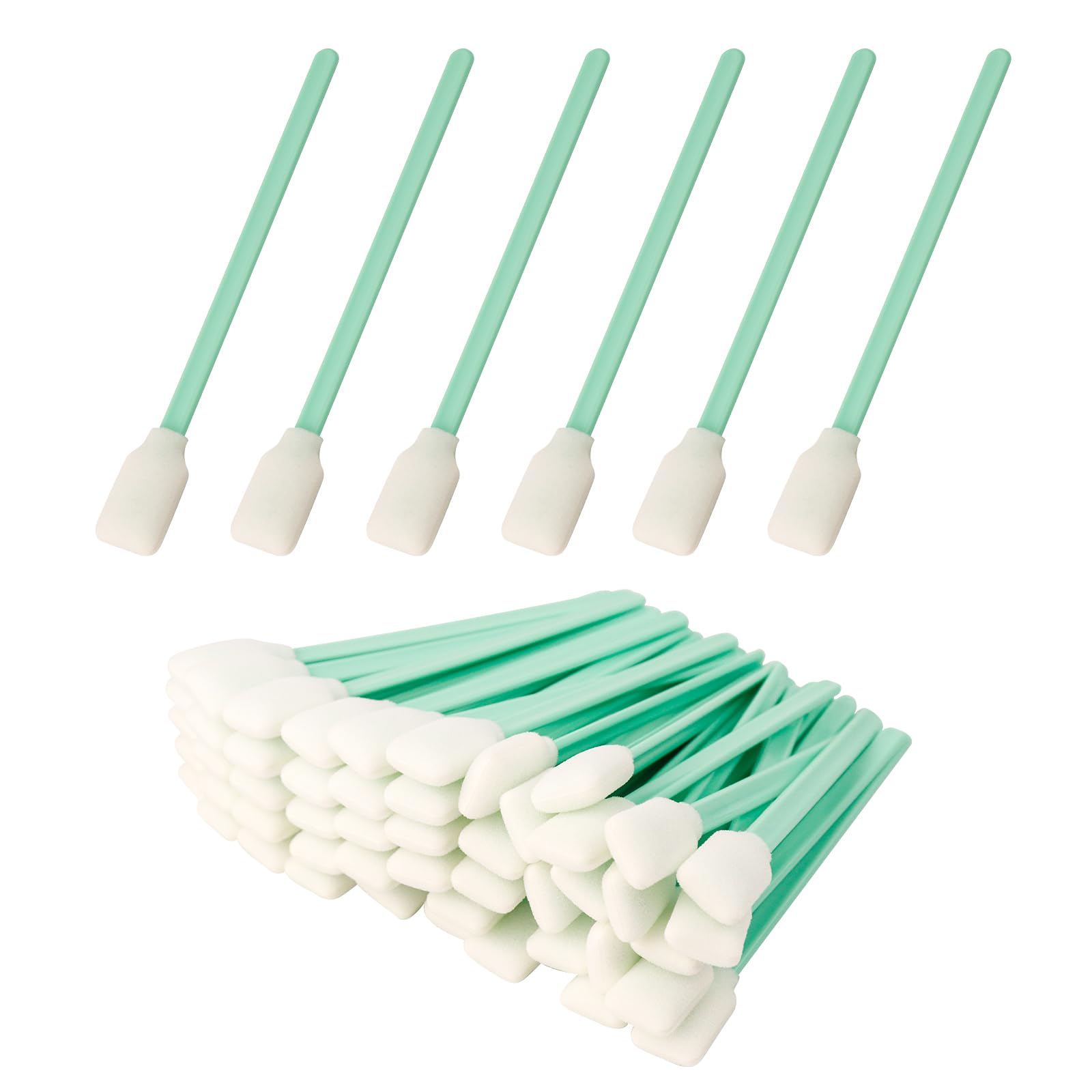 50 Bâtonnets Nettoyage Mousse - Tiges Éponge Pour Têtes Imprimantes, Objectifs Et Optiques