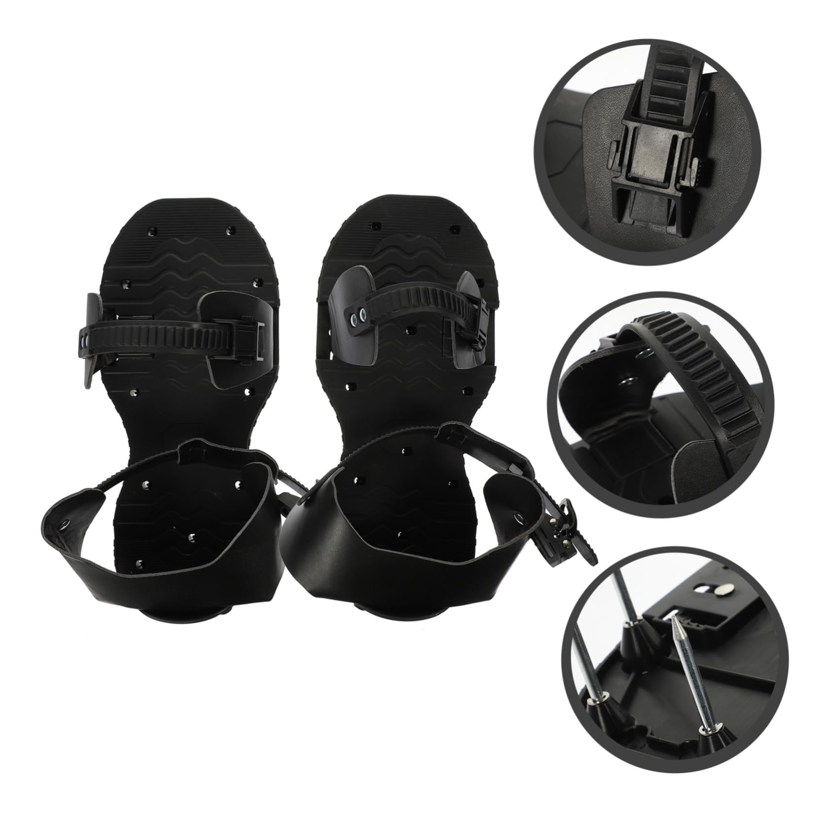 POPETPOP Chaussures Aérateur de Pelouse avec Pointes Ajustables Semelle Scarificateur pour Jardinage et Aération Gazon Faciles à Assembler Utiliser
