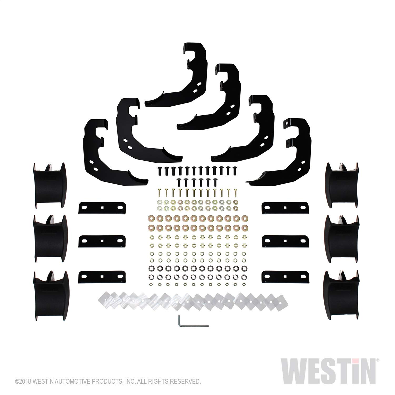 Westin PRO TRAXX 4 Oval Nerf Step Bars Ram 1500 Crew Cab 2019