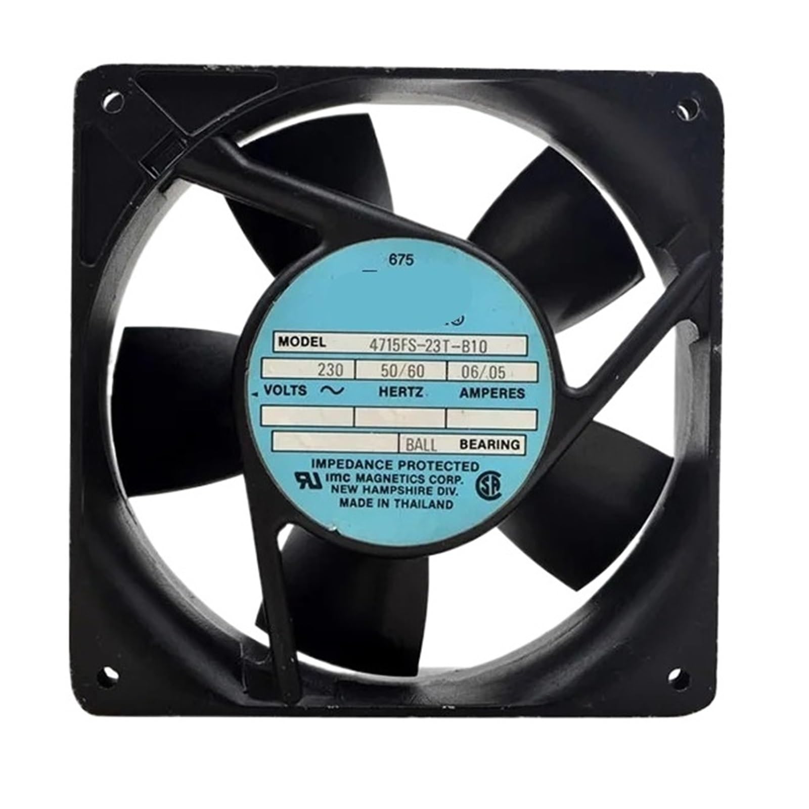 Ventilateur de refroidissement AC 230V 4715FS-23T-B10 120x120x38mm pour boîtier