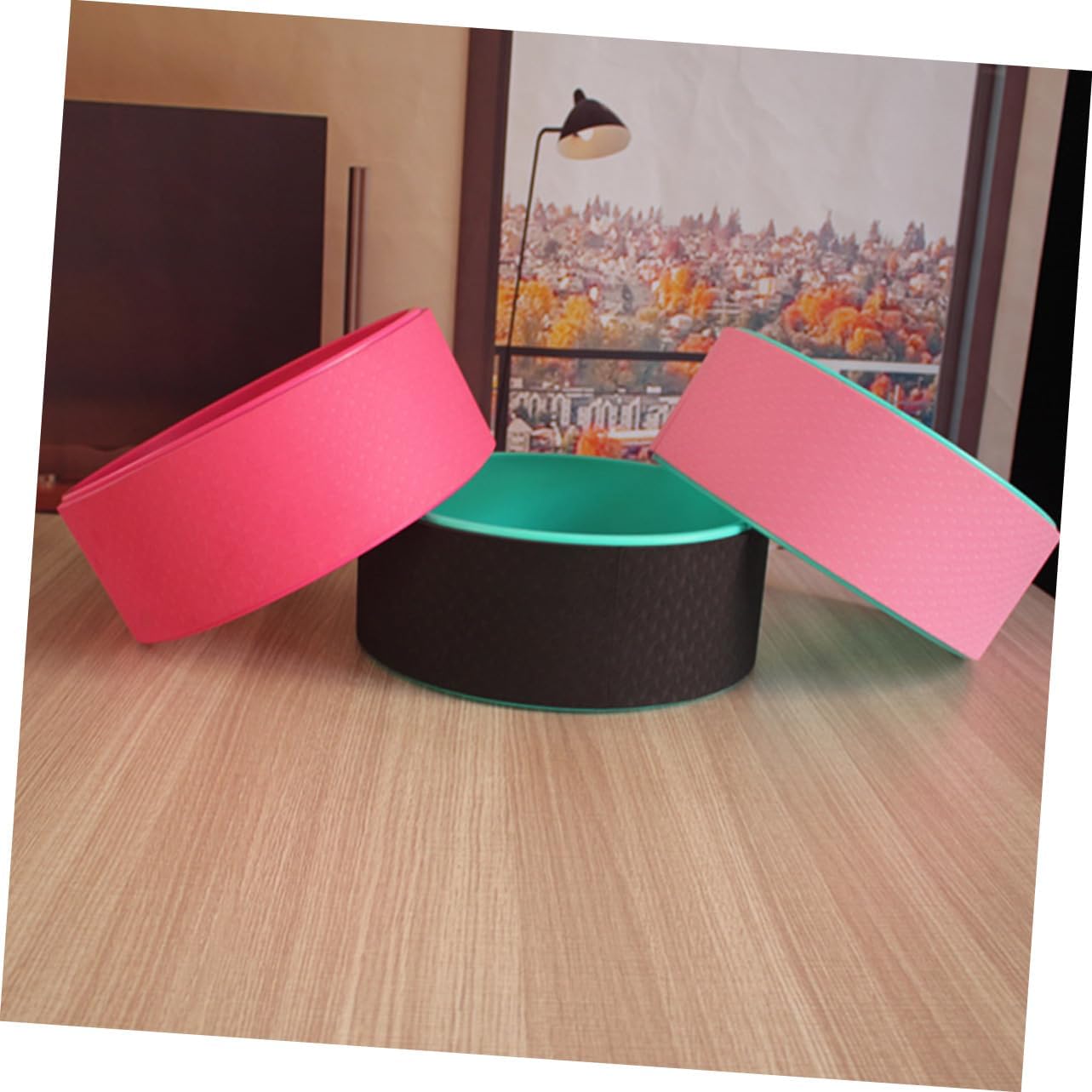 Backbend Yoga Wheel Roller Wheel for Fitness Yoga Training Tool Waist Shaping Portable