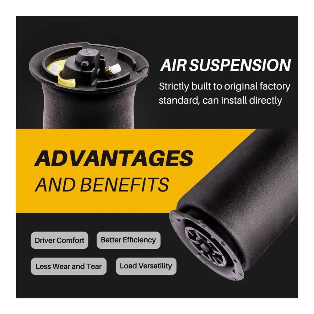 2 pezzi di cuscino for sospensione pneumatica posteriore compatibile con BMW E61 Serie 5 E60 E61 37126765602 37126765603