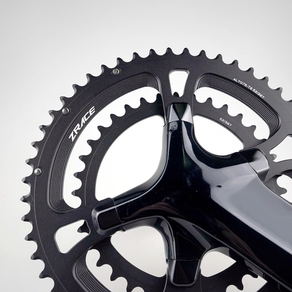 FACAIIO Plateau double 110BCD pour vélo de route Shimano 105 R7000 R8000 FC-R9100, 50-34T Aluminium 7075-T651