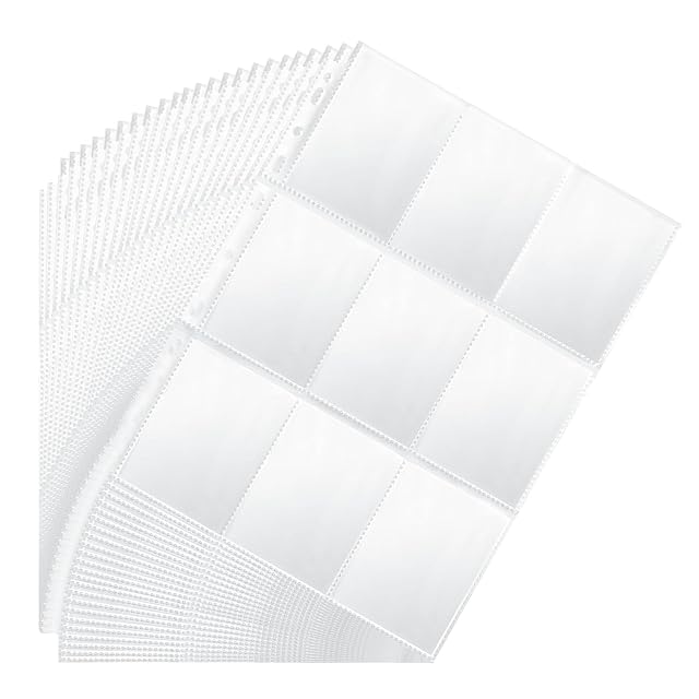 Mkitnvy Fundas para Cartas 60 Funda 1080 Bolsillos de Cartas Almacenamiento