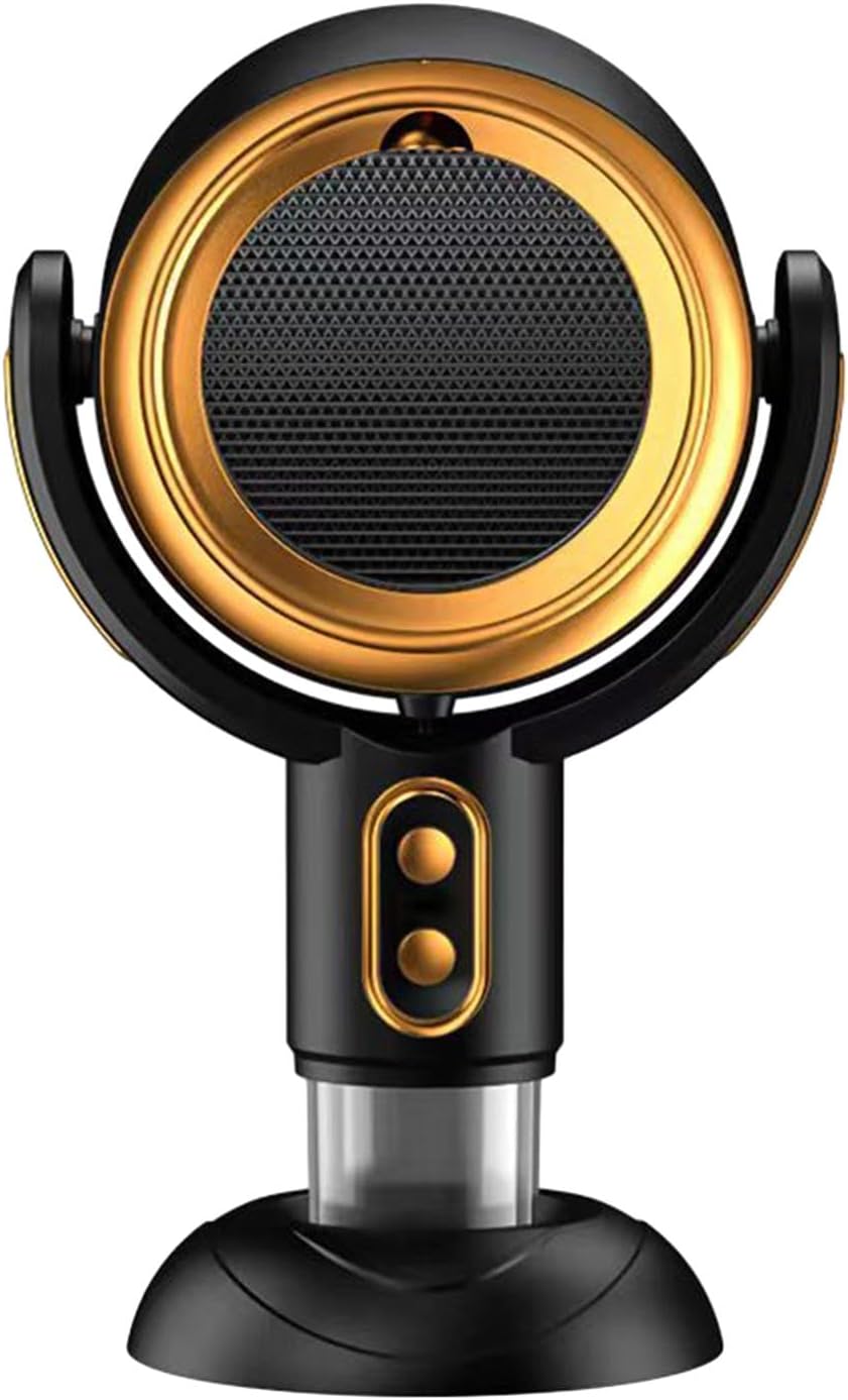 Desktop Range Hood Countertop Kitchen Exhaust Fan 8W 5V Adjustable Angle Mute Easy to Use Portable Range Hood for Kitchen RV, Gold