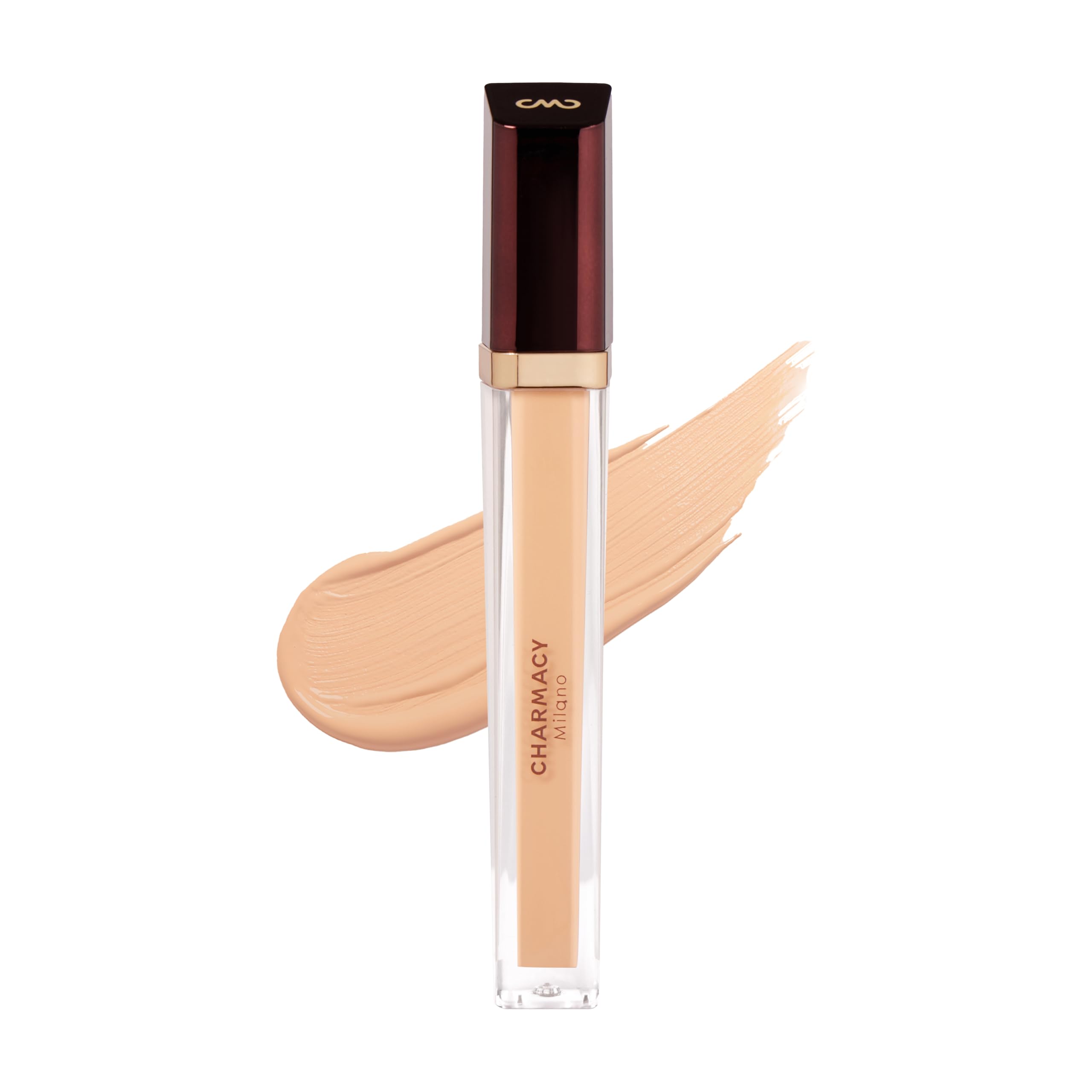 charmacy milano concealer - 2 correct & cover spots | full coverage & lightweight concealer| jojoba oil nourished concealer, 7 ml