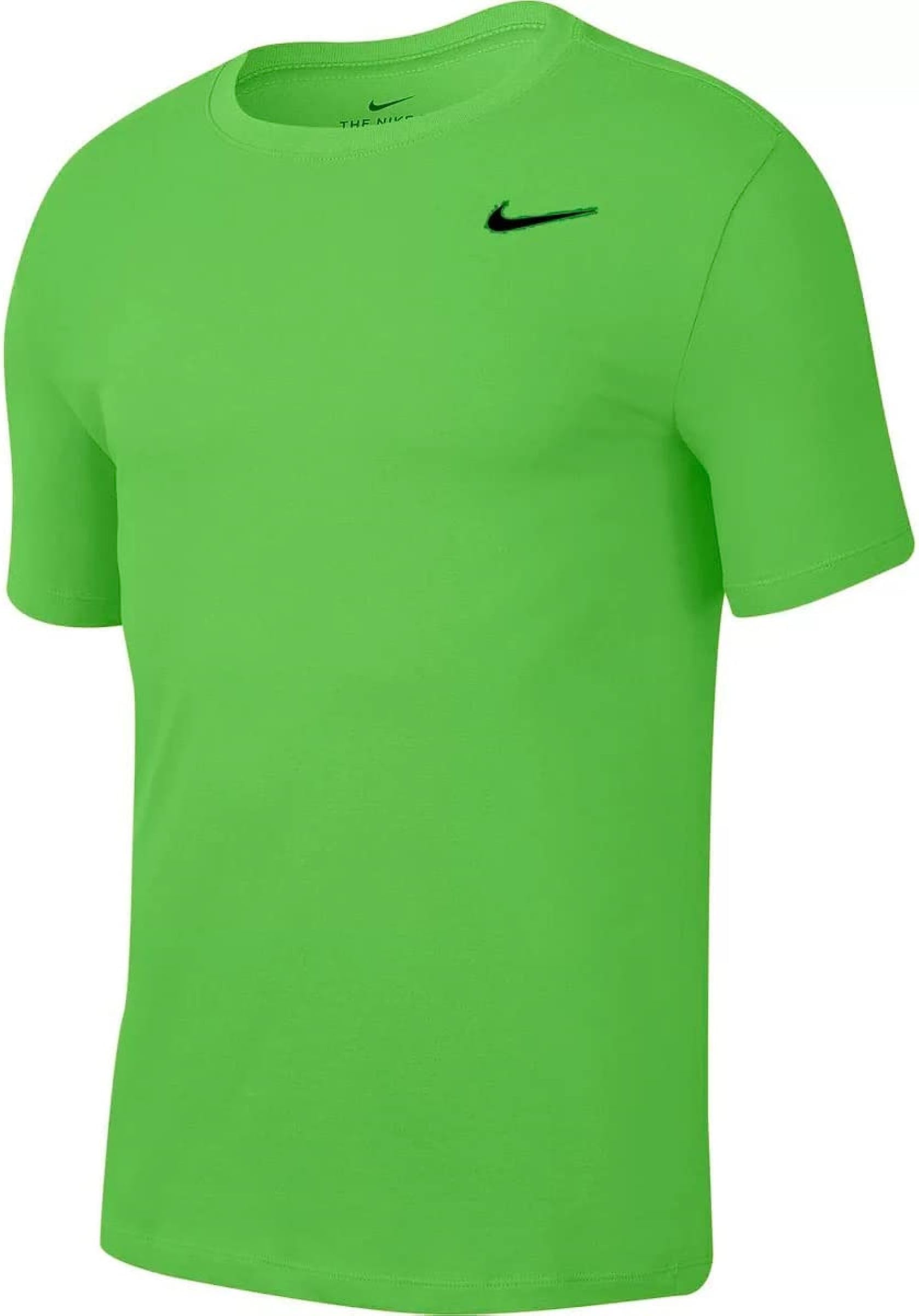 Nike Mens Dry Tee US Alpha XX-Large Regular Regular Mean Green Black