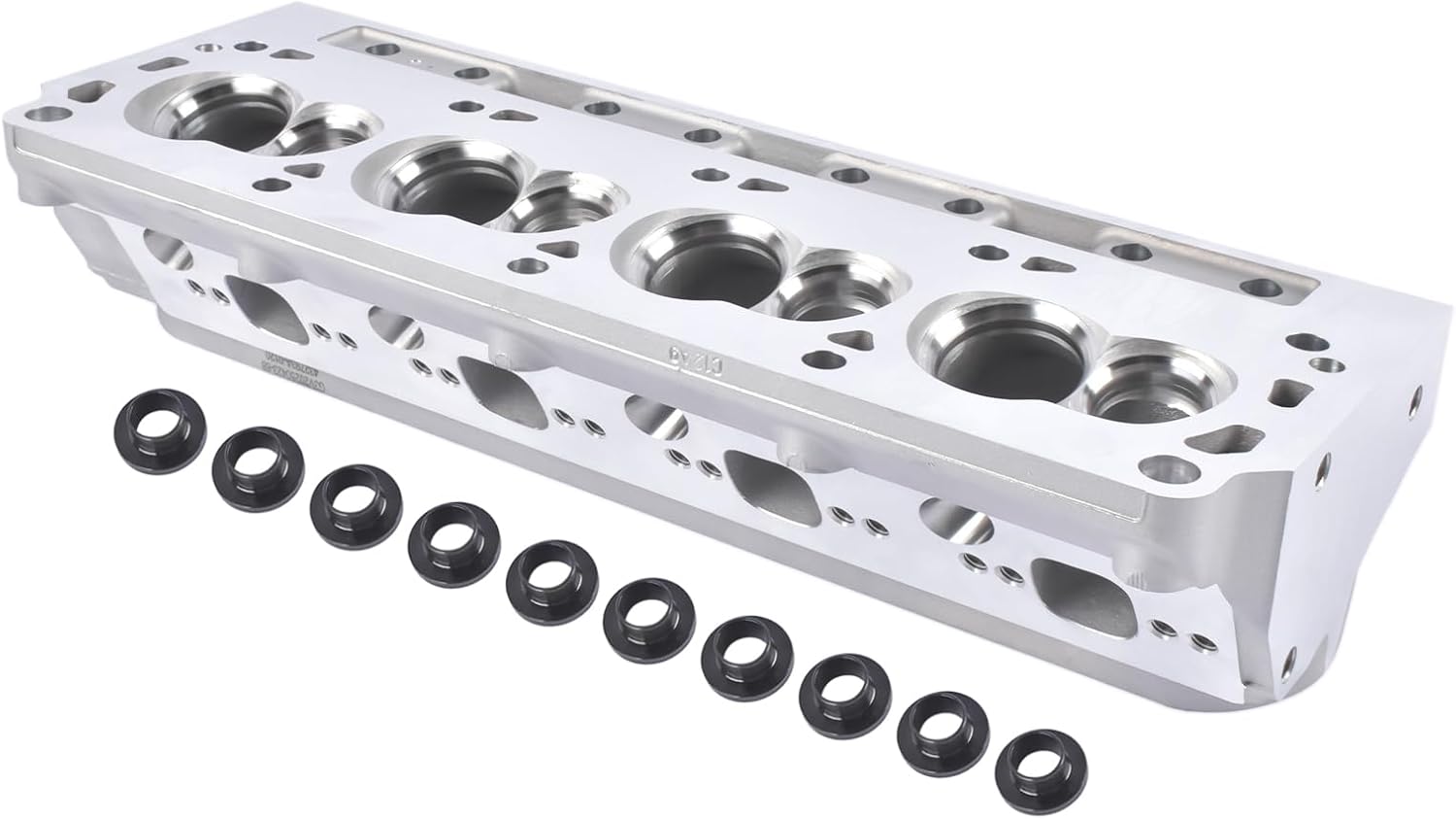 Bare Cylinder Head Replacement for Ford Small Block SBF 289 302 351W 5.0L V8 Aluminum 61cc Chamber 185cc Intake 65cc Exhaust Runner GELUOXI