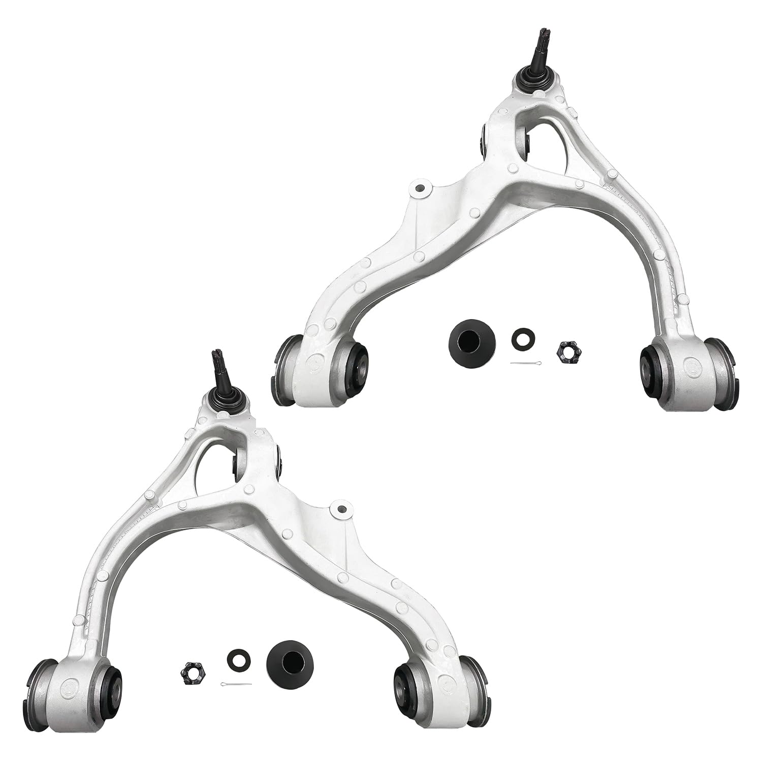 Detroit Axle - Front Lower Control Arm Assembly for 2006-2010 Dodge Ram 1500, 2011-2018 Ram 1500, 2019-2024 1500 Classic, 2 Lower Control Arms with