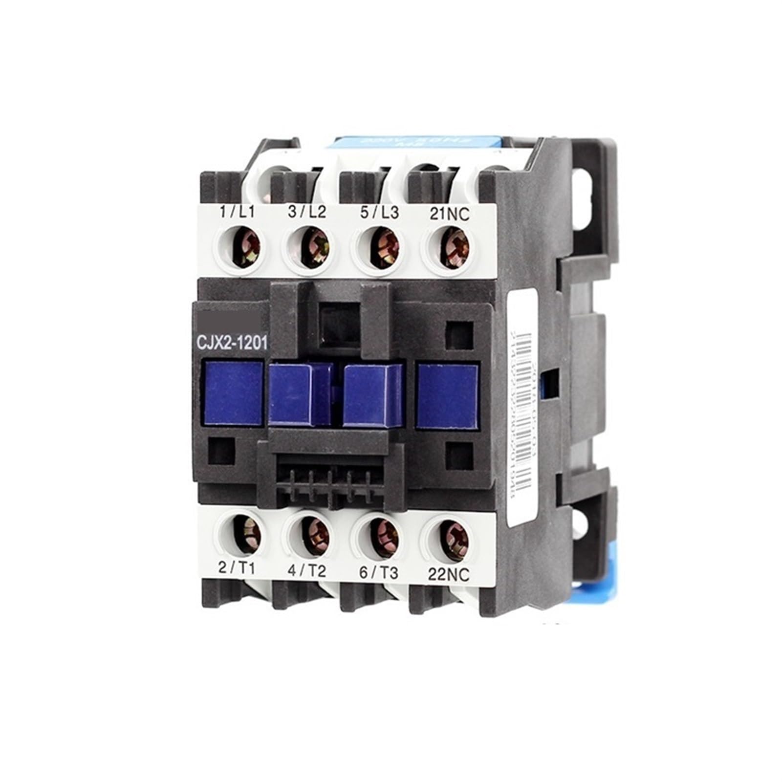 RCGKNNMUZ CJX2-1201 1NC AC Contactor 12A Coil Voltage 380V 220V 110V 36V 24V LC1-D AC Contactor 1Pcs(CJX2-1201 AC36V)