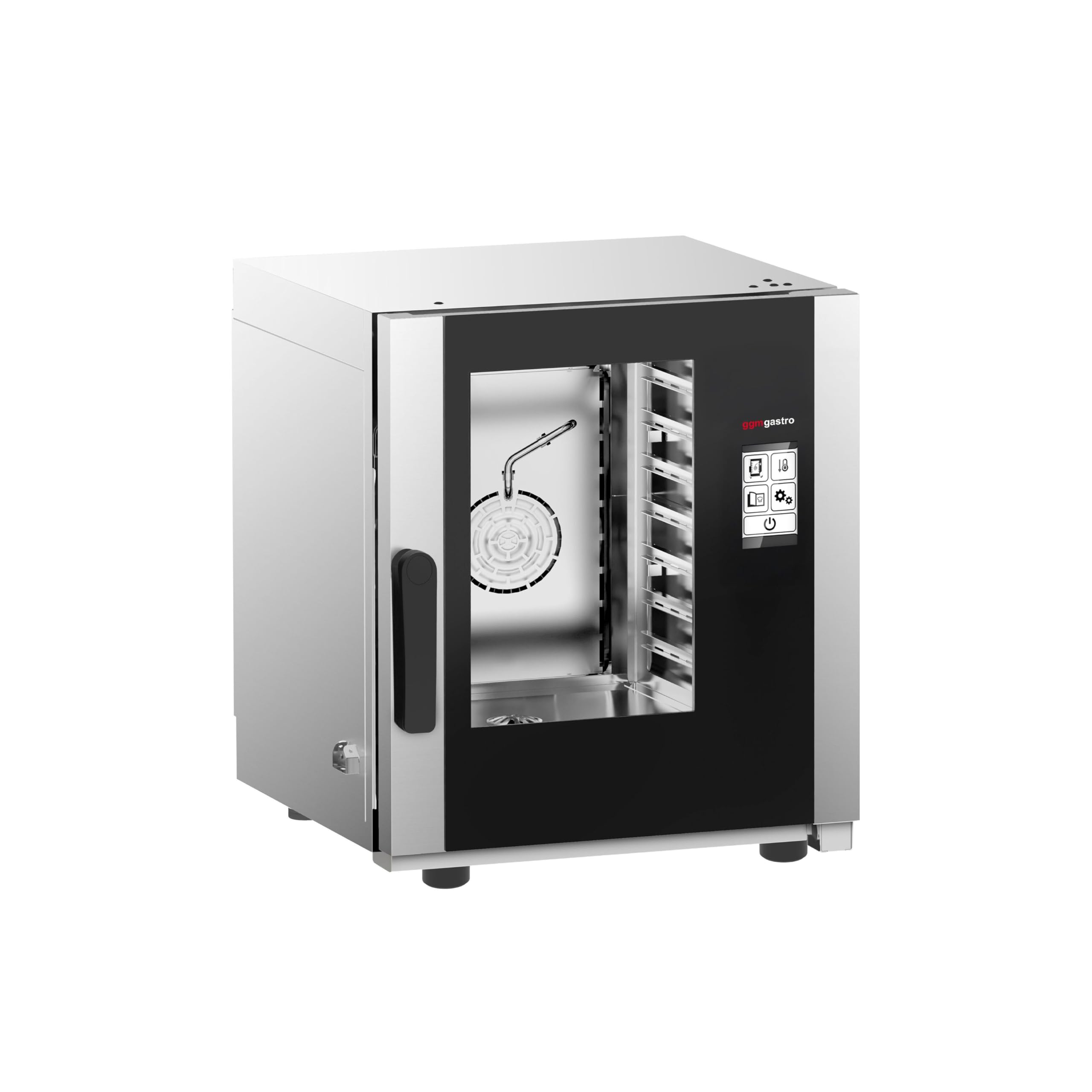 GGM Gastro Kombidämpfer Kompakt 5x GN 2/3 Touch | Hygienisches Edelstahlgehäuse, intuitive Touch-Steuerung, gleichmäßige Garergebnisse, einfache Reinigung, langlebig