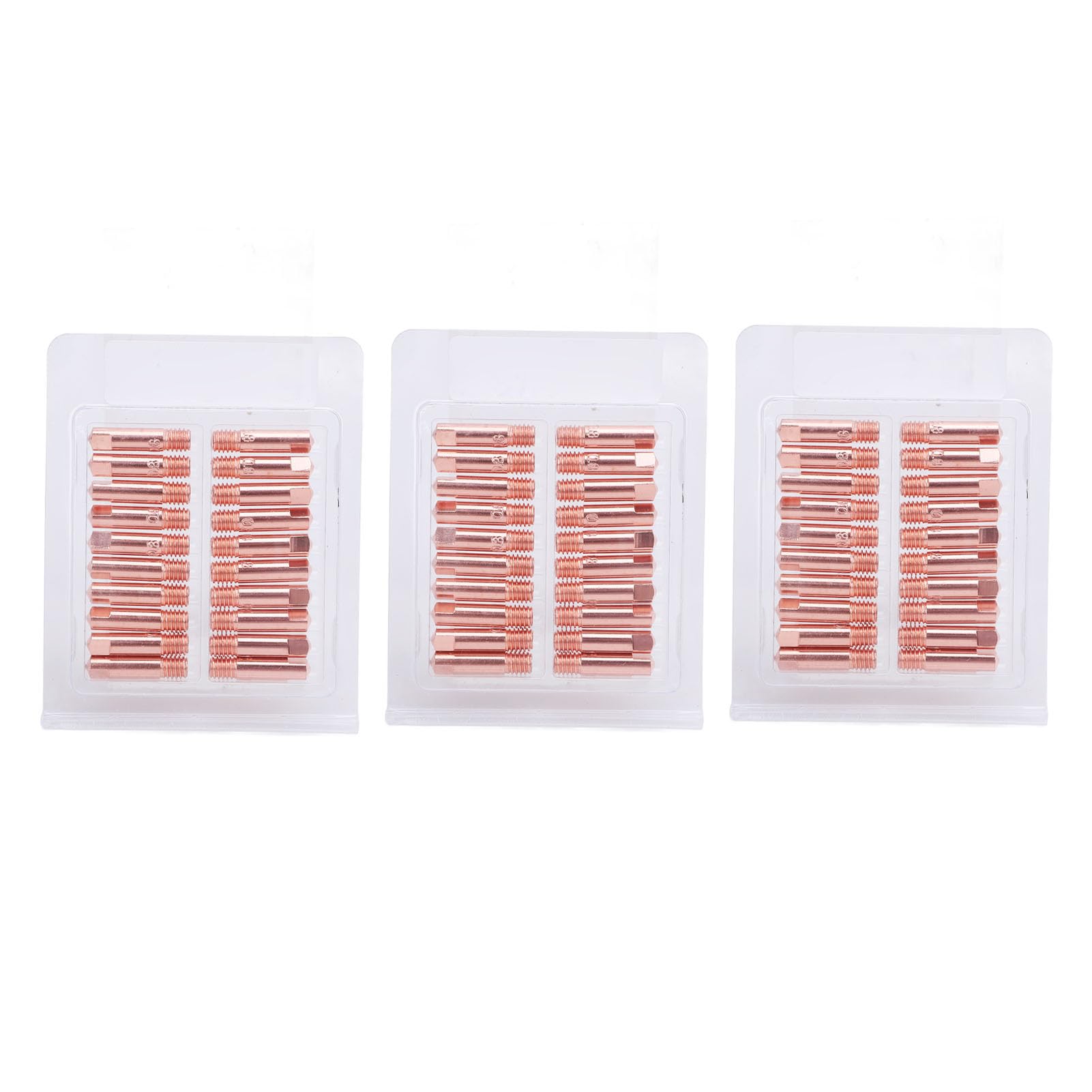 60 Stcs 0,8 Mm Koperelektrode Tip Set Mig Torch Tips Sterke