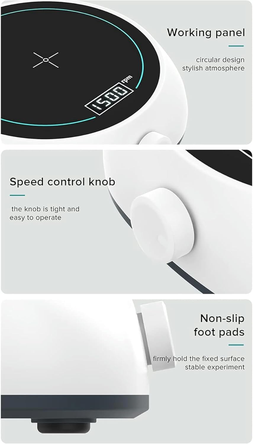 FLTRGO Magnetic Agitator with Digital Screen, Magnetic Mixer for Laboratory Equipment with 2000 RPM Liquid Stirring Bar.