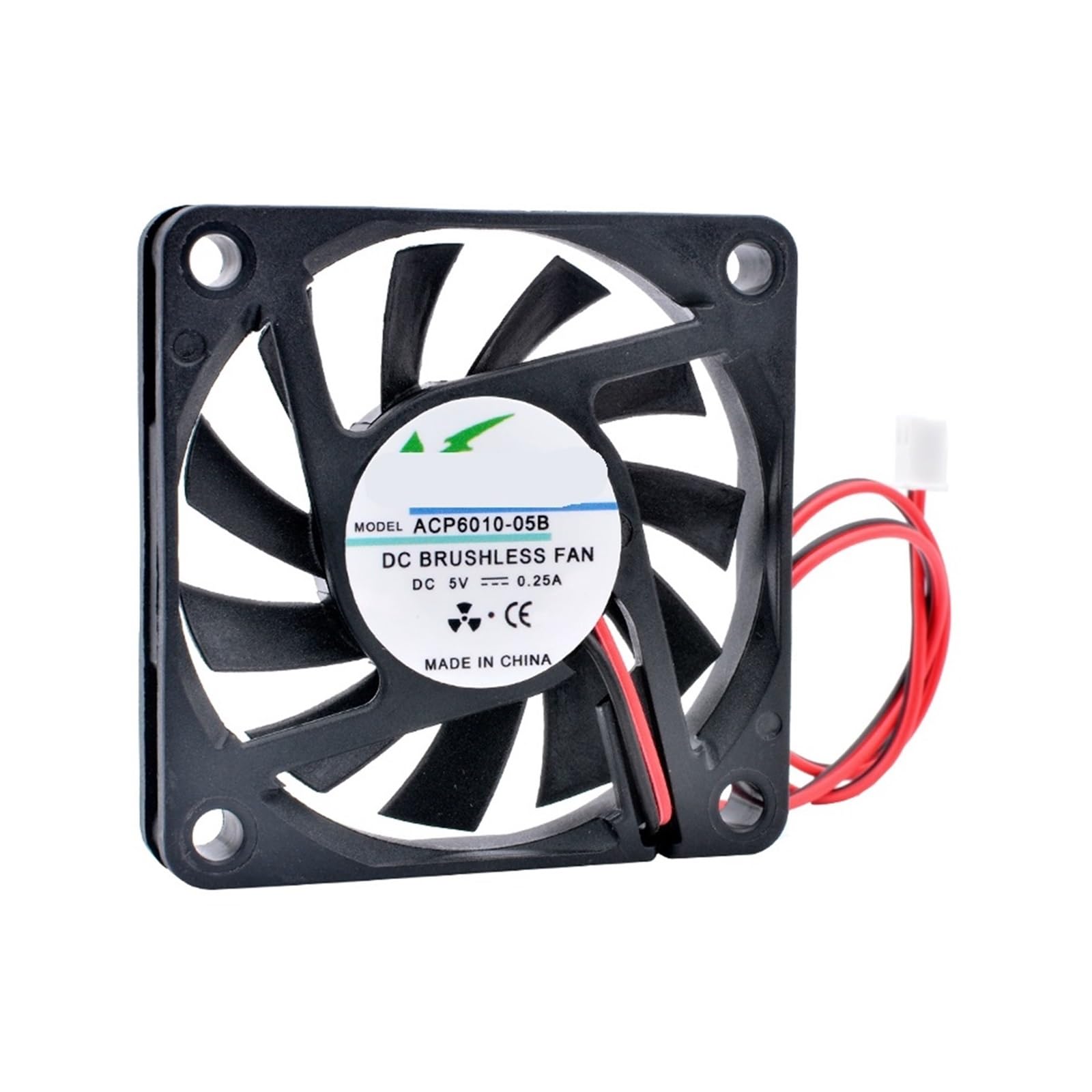 JJKKOZVQF 6010 6cm 60mm fan 60x60x10mm DC5V 12V 24V 2pin cooling fan(24V Sleeve)