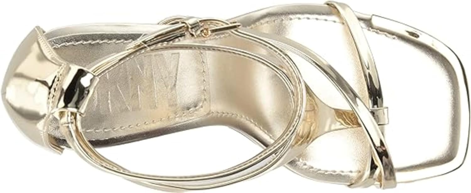 DKNY Women's Audrey Evening Square Toe Strappy Dress Heel - Image 5