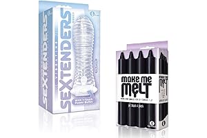 4-Pack of Sexy Candles: Sextenders and Make Me Melt Sensual Warm-Drip Candles