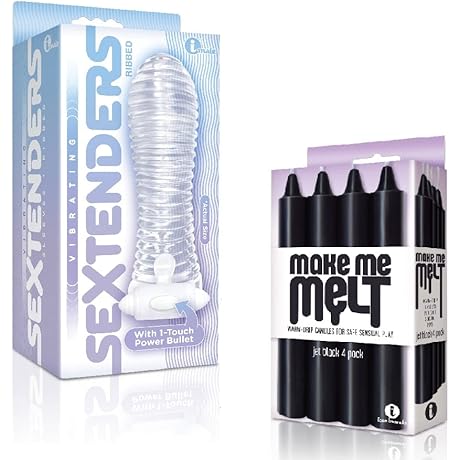 4-Pack of Sexy Candles: Sextenders and Make Me Melt Sensual Warm-Drip Candles