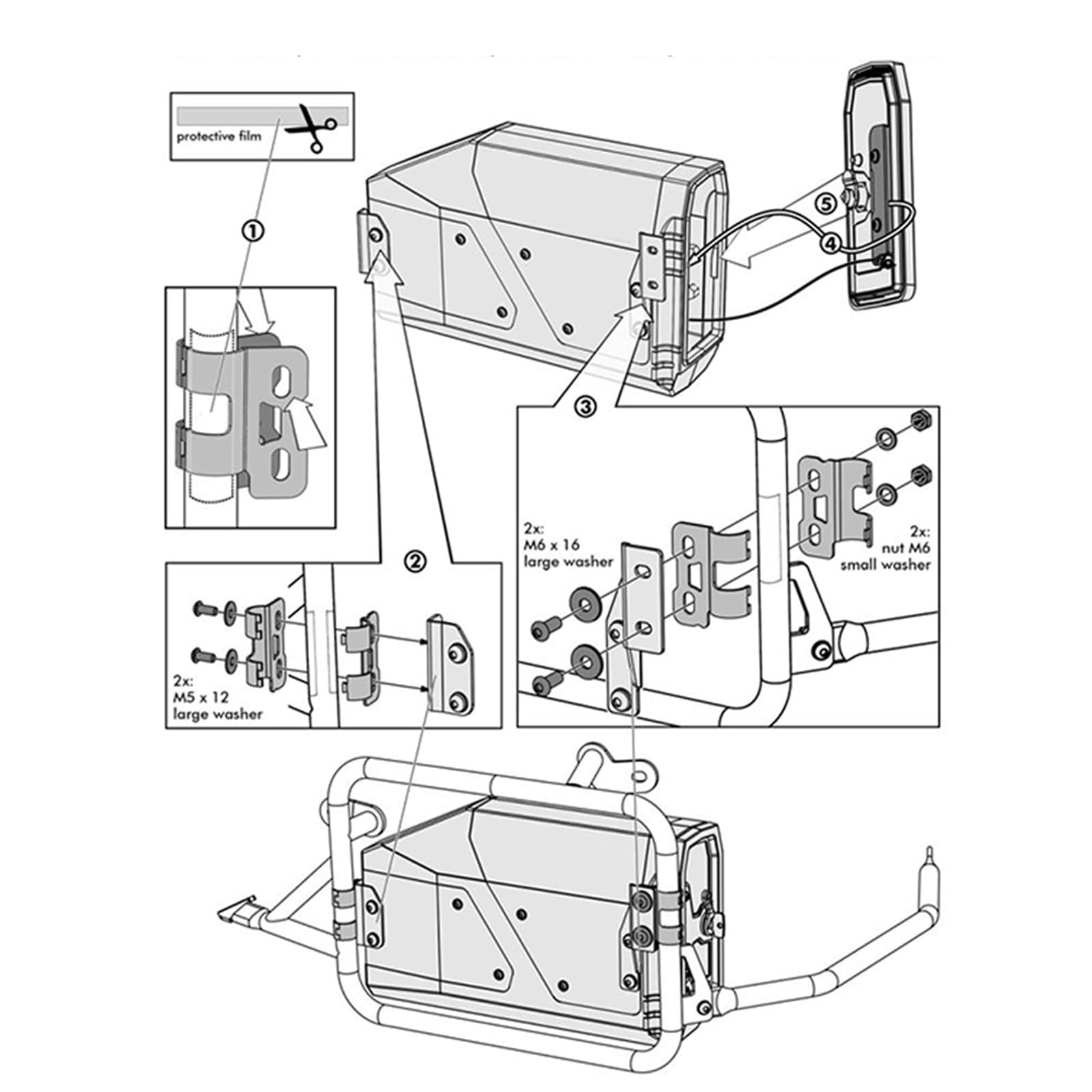 Boîte À Outils pour R1200GS R1200 R1250 GS 1300/1250/1200 GS1200 GS1250 LC/ADV Adventure F850GS F750GS R1300gs R1250GS Kit De