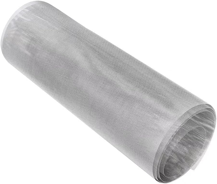 Activists Stainless Steel Wire Mesh 40 1.8"X47.2"(30X120Cm) Metal Woven For Vent Filter Screen Rodent Window Sheets
