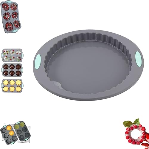 Miniatura 13 de Molde de hielo en forma de corona, bandeja de cubitos de hielo de corona navideña de silicona y juego de moldes de copos de nieve, moldes de hielo