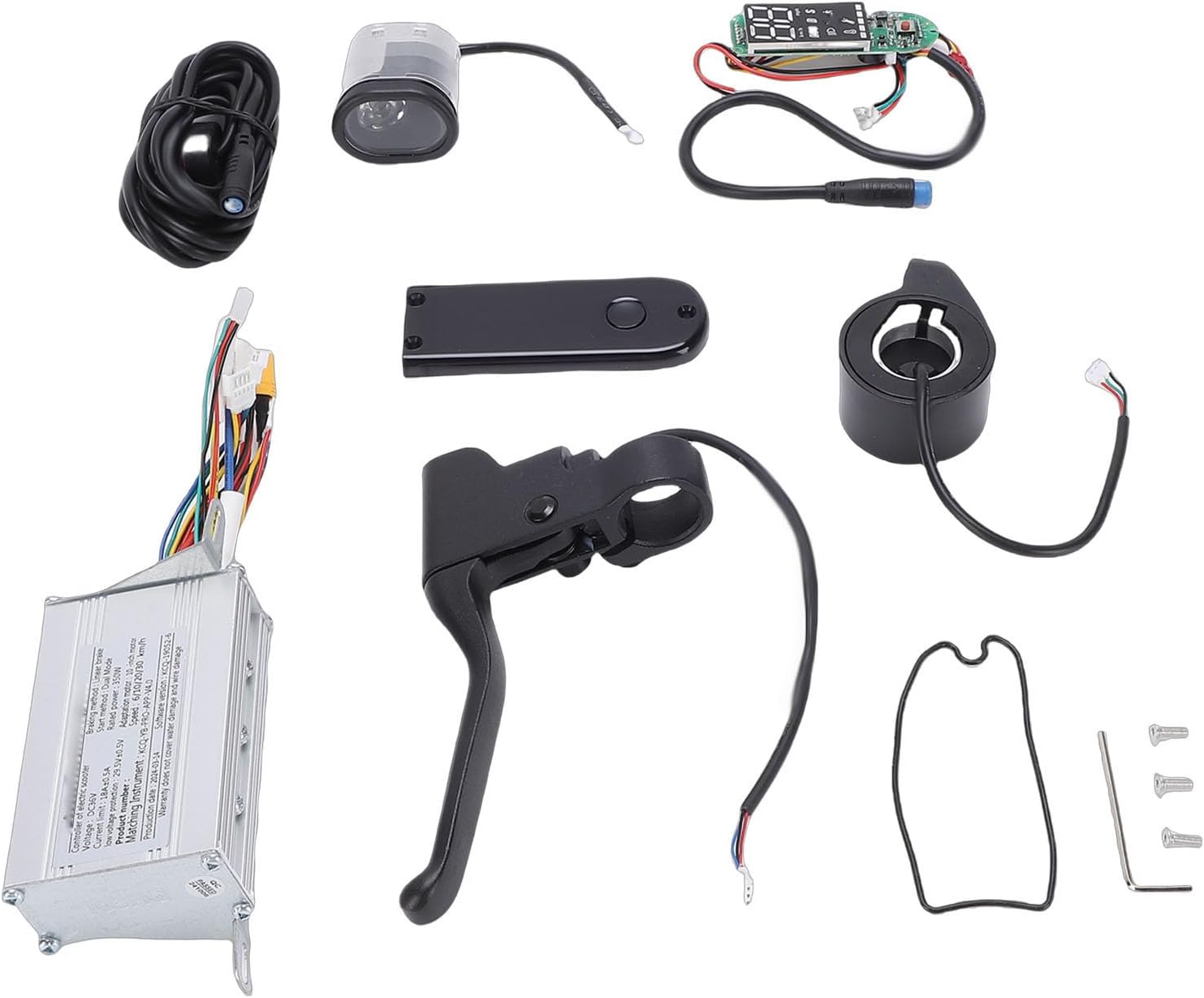 Electric Scooter Controller Kit, G30 Dashboard Display, Thumb Throttle Controller with LED Display & App Control, Ideal for G30 Scooter