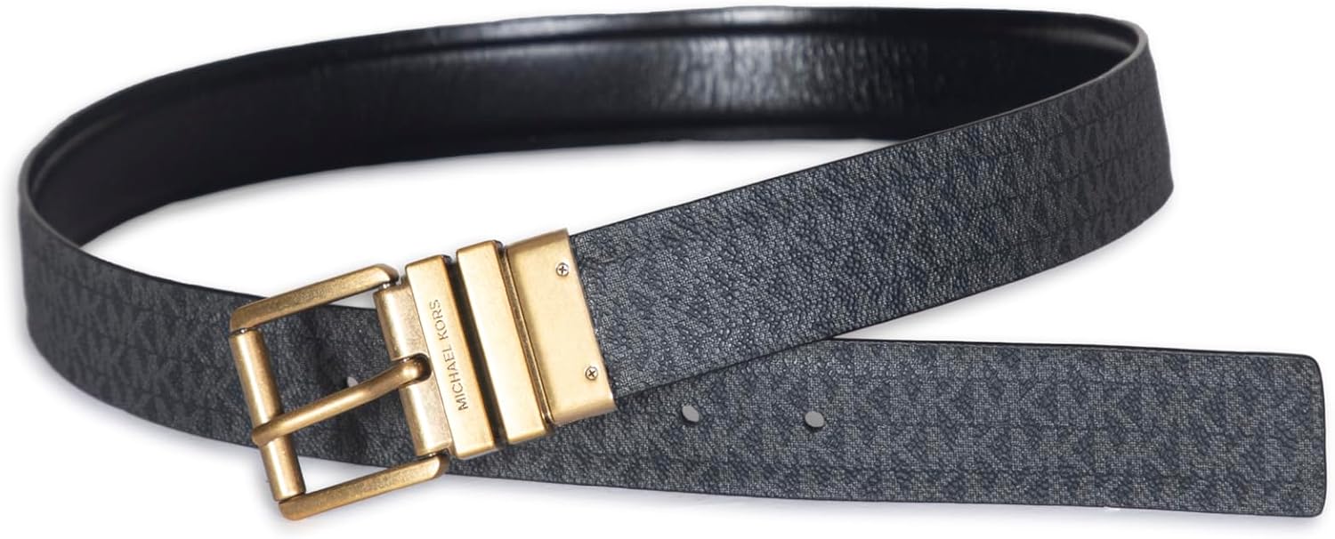 Michael Kors womens 1.5 Inch Reversible Belt With Flattened Edge, Stylish Fashion Accessory - Image 5