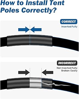 JOYTUTUS Pickup Truck Tent 6.0ft, Waterproof PU2000mm Double Layer for 2 Person, Portable Truck Bed Tent with Rainfly - Green, Fiberglass Pole