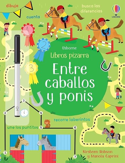 Entre Caballos y Ponis Libros Pizarra