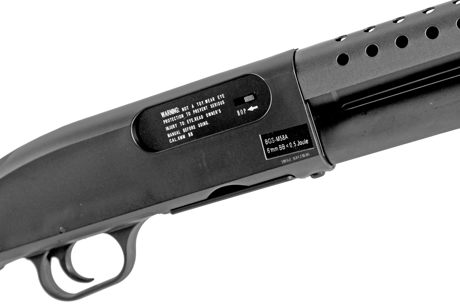 Airsoft Fucile Pump Gun Modello Fucile Bgs M58A / 0,5 Joule Pumpgun