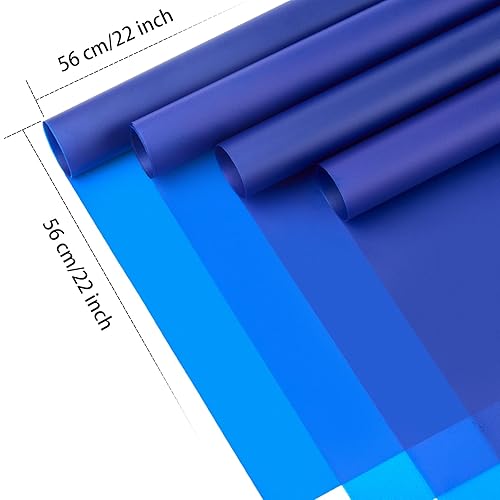 Miniatura 22 de 20 hojas de papel de regalo de flores blancas, papel de regalo de flores blancas, impermeable, con borde blanco, suministros de floristería