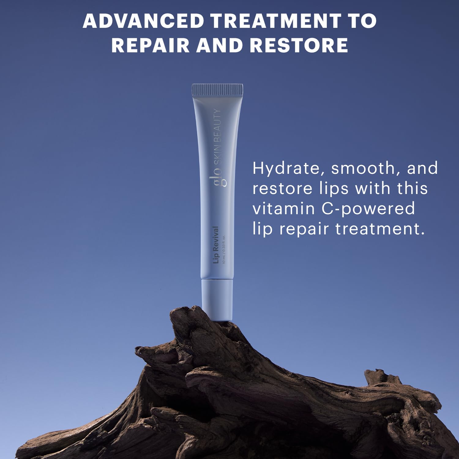 Glo Skin Beauty Lip Revival - Hydrate, Smooth + Repair Dry Lips, Powered by Vitamin C, High Shine Finish