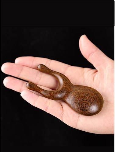 Miniatura 7 de Herramientas de masaje Guasha de nariz de madera natural antiestática, herramienta de madera facial Gua Sha, herramienta de masajeador manual