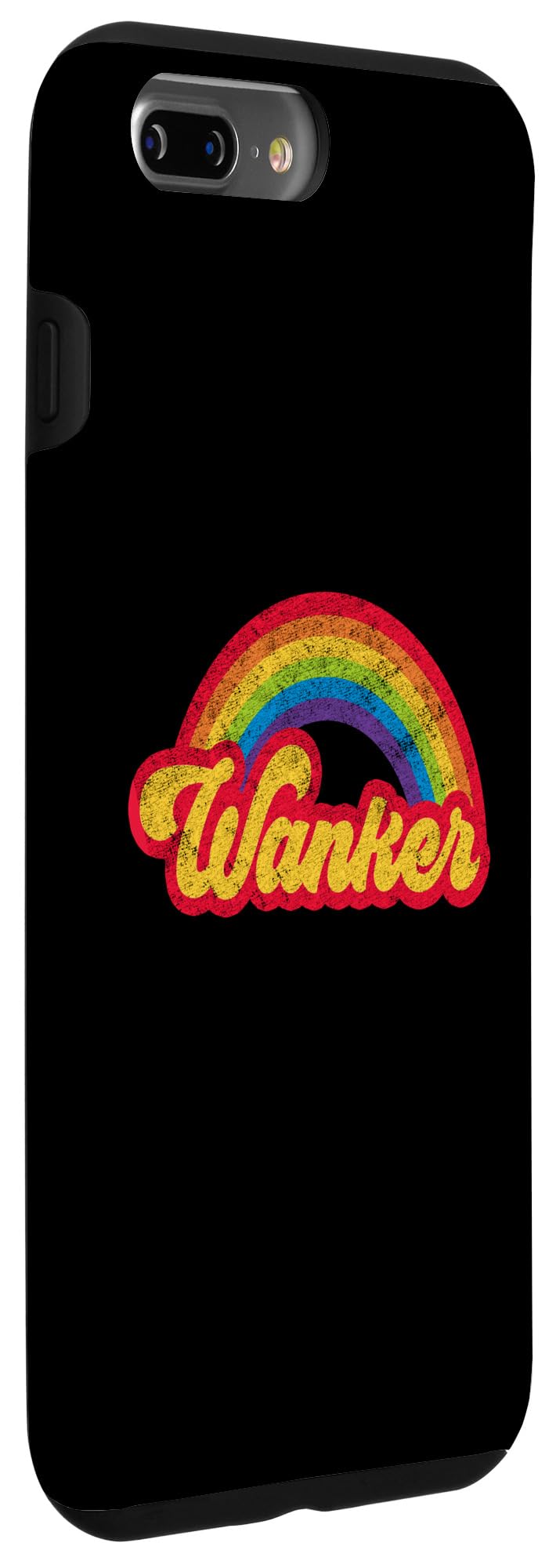 iPhone 7 Plus/8 Plus Wanker British Slang Retro Distressed Case - Image 3