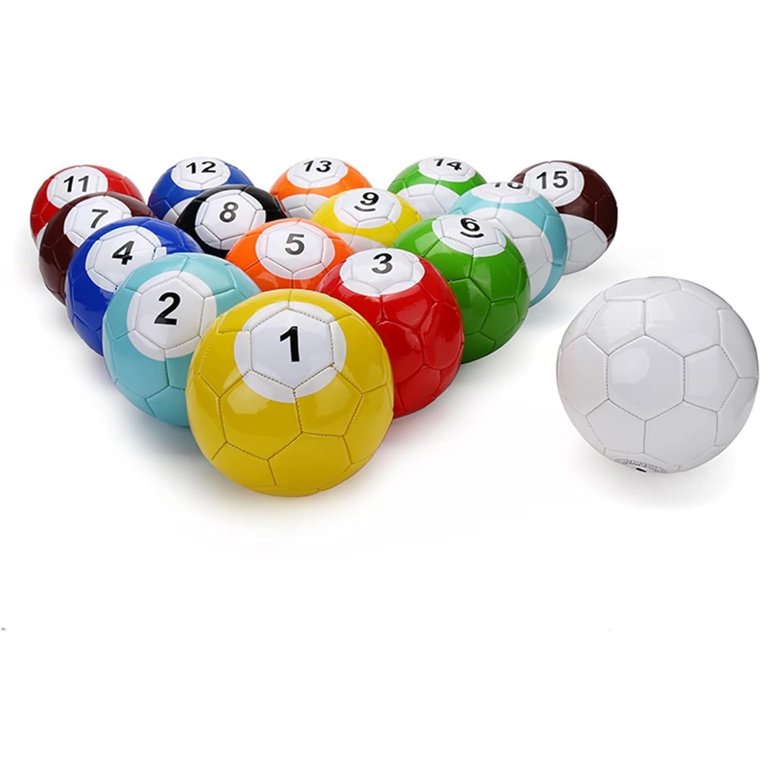 16-teiliges Leder-fußball-Billard-Kick-Set, Interaktives Fußball-trainingsspiel Mit Pumpe Und Ballnadel, Für Garten, Zimmer Und Outdoor-spielunterhaltung