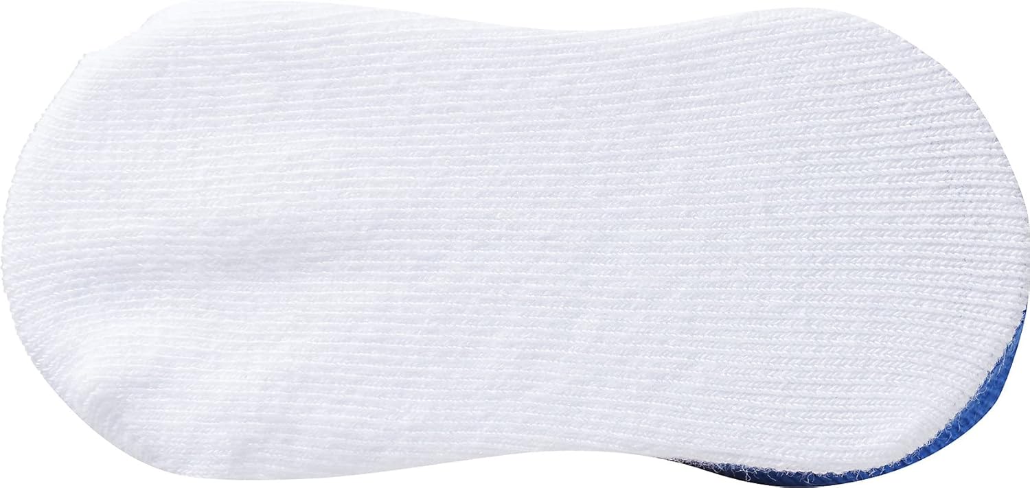 Nike Baby Boys Rising Star Bodysuit, Hat & Socks 3 Piece Set (White(NN0558-001)/Blue, 6-12 Months)
