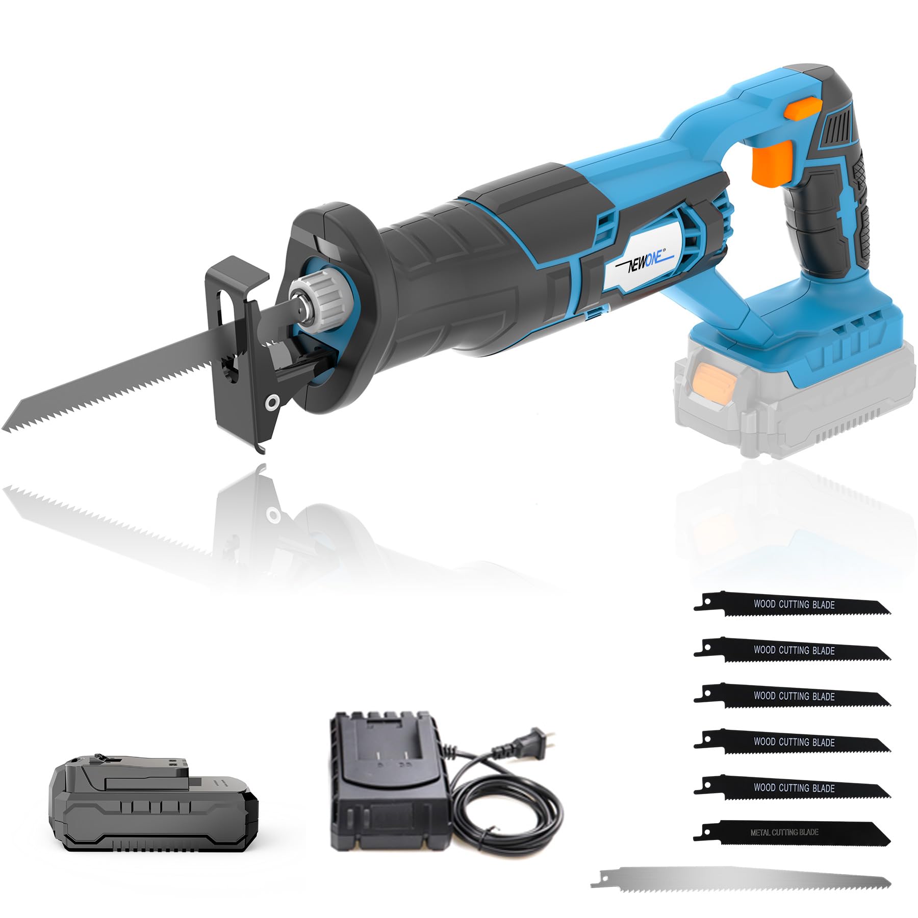 sunsmile　OUTLET商品♠ BASSOLS　セット　ブルー　Q NEWONE 20V Reciprocating Saw zall saw cut-off tool with 2.5A