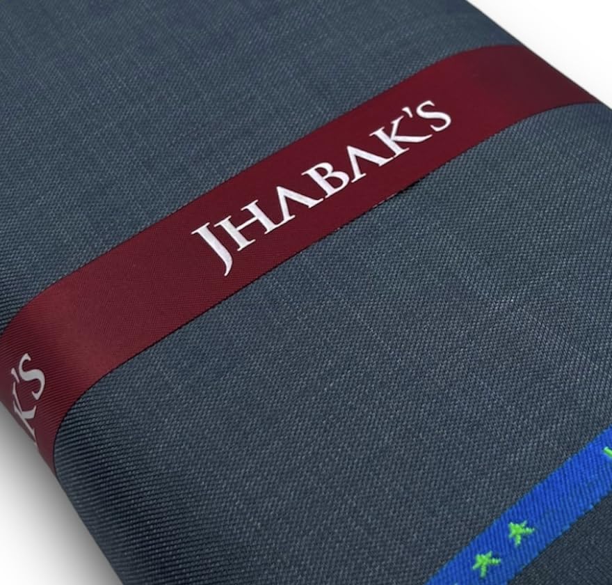 Image of JHABAK'S Unstitched Viscose Rayon Trouser Fabric for Men - Length: 1.30 m /Width: 58 inches
