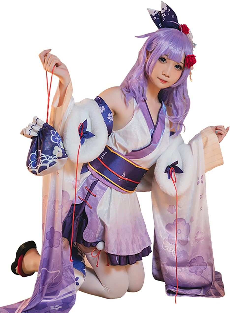 Milky Time 販売期間 限定のお得なタイムセール アズールレーン ユニコーン コスプレ 紫 陣営 和服 着物 ロイヤル